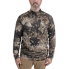Men's Twin Rocks ¼ Zip Performance Layer Veil Wideland Front on model