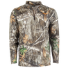 Men's Twin Rocks ¼ Zip Performance Layer Realtree Edge Front