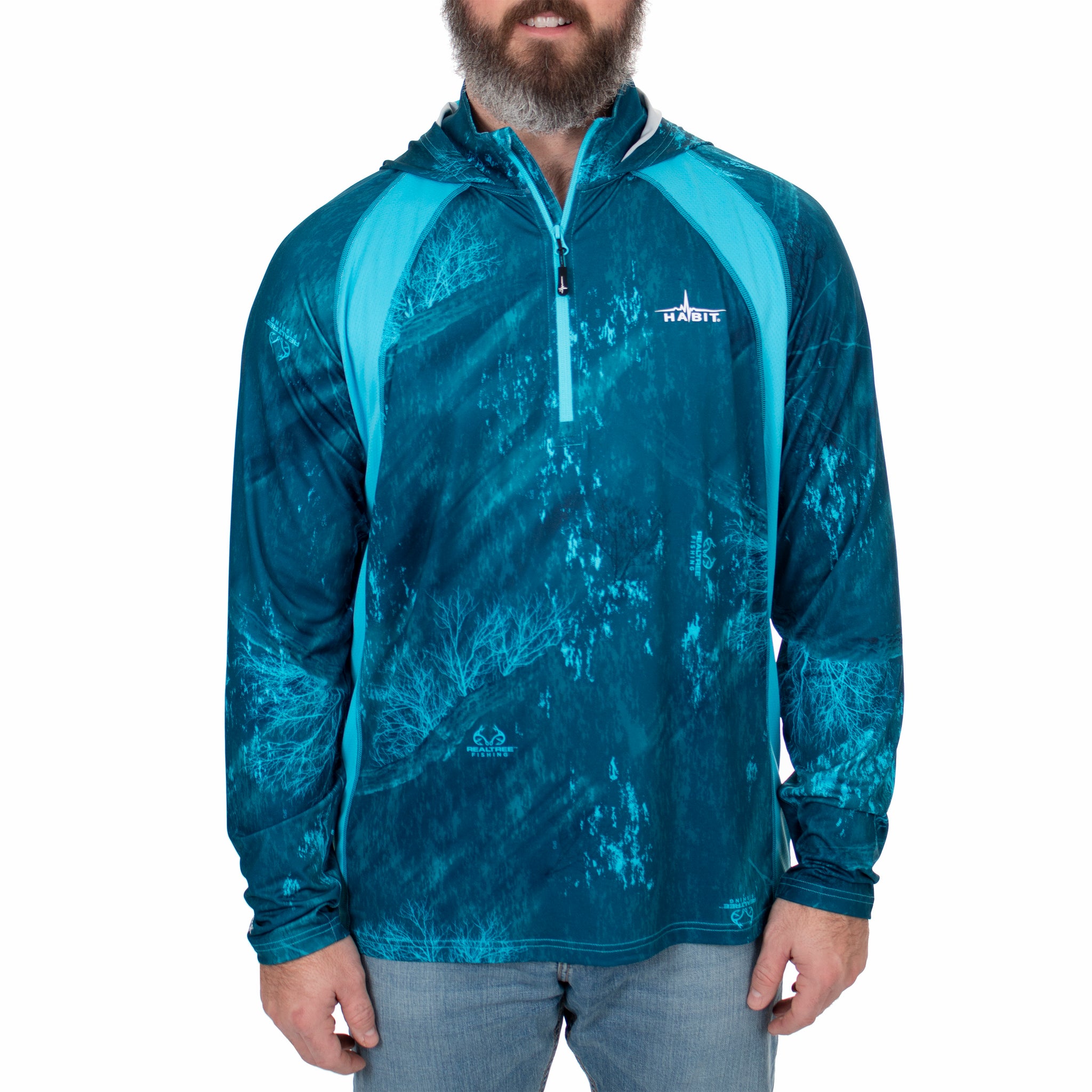 Men s Hooded 1 4 Zip Performance Layer Habit Outdoors