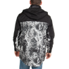 Men’s Angler’s Bluff Rain Jacket Gray Waves back