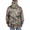 Men's Roaring Springs Packable Rain Jacket Realtree Edge back on model
