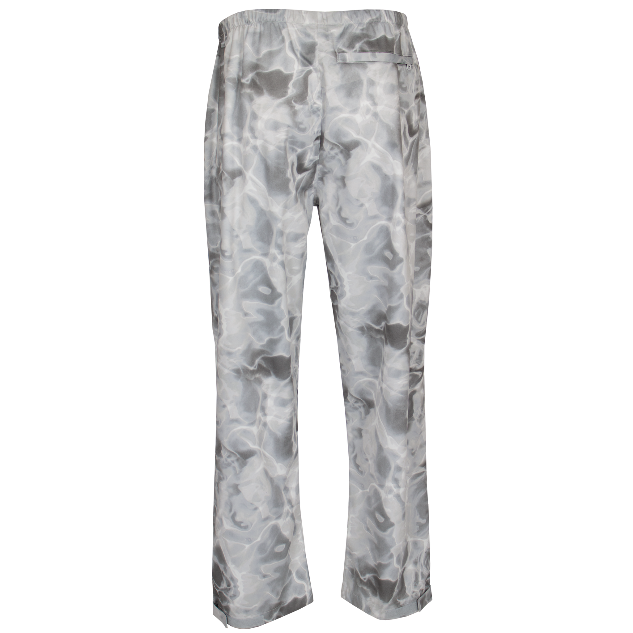 Men's Roaring Springs Packable Rain Pant Gray Waves back on form