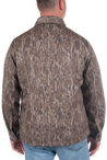 Men's Bowslayer Shirt Jacket Mossy Oak New Bottomland back on model view