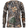 Youth Bear Cave Long Sleeve Camo Tee Realtree Edge Front