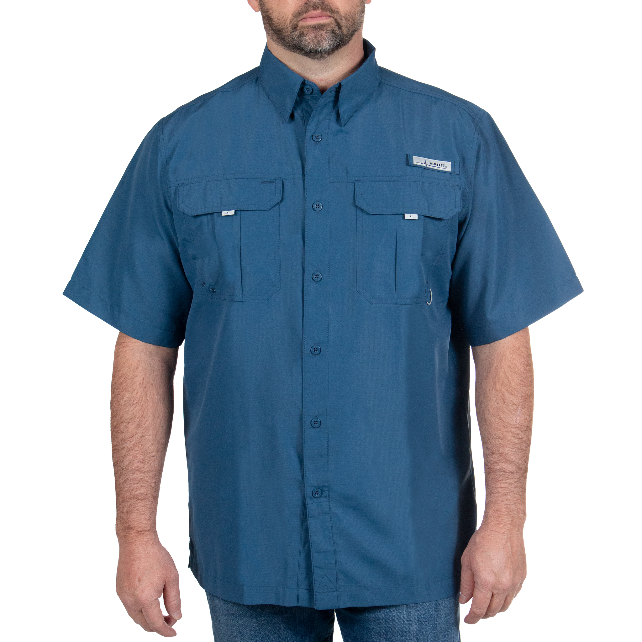 Short Sleeve Fishing Shirts For Men Men's UPF 40+ Fishing Shirt