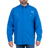 Men’s Fourche Mountain Long Sleeve River Guide Fishing Shirt Marlin Blue
