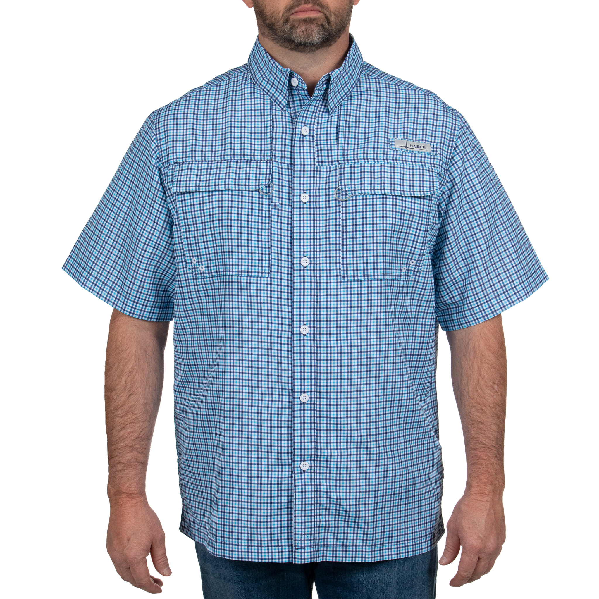 HABIT Chemise River Guide à manches courtes pour homme HABIT Chemise River Guide à manches courtes pour homme