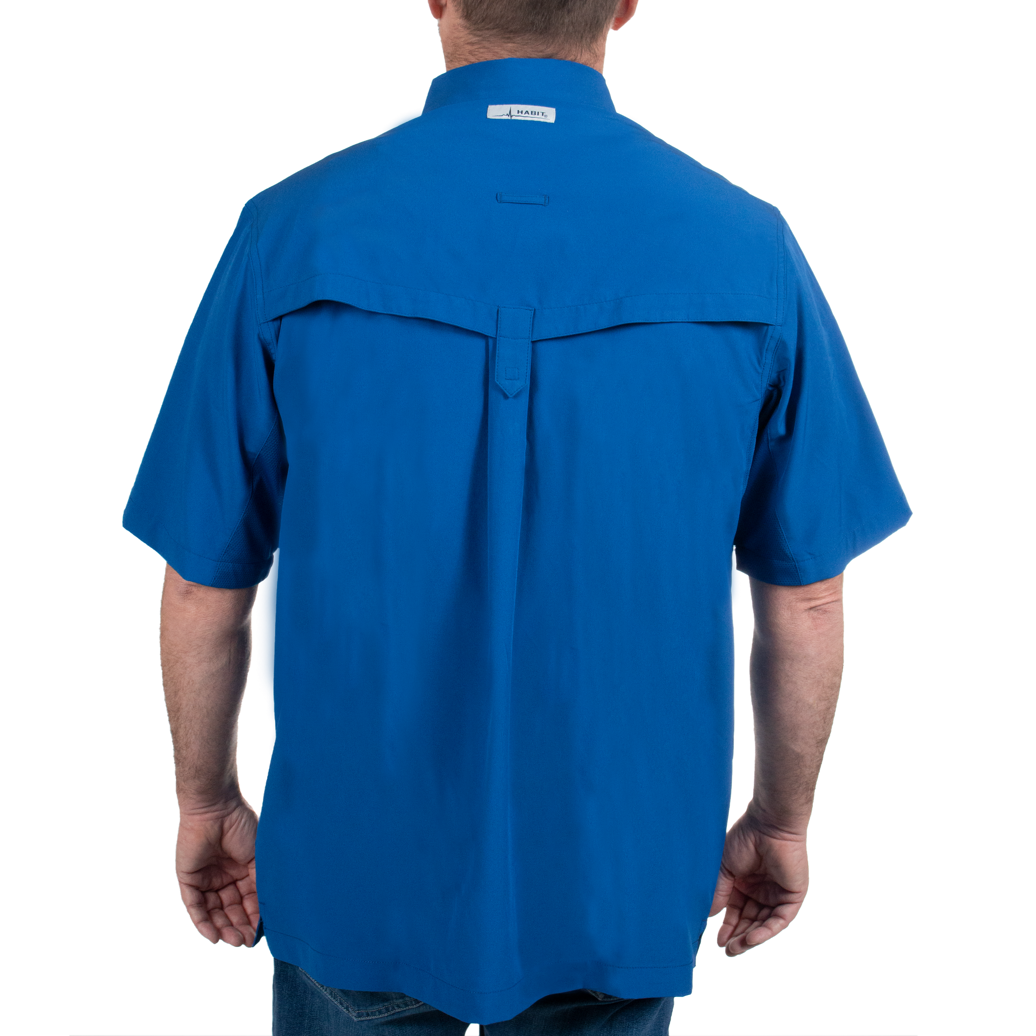 Royal blue columbia fishing shirt shop