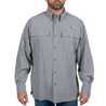 Men’s Forage River Long Sleeve River Guide Fishing Shirt Monument Front