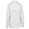 Youth Long Sleeve Fishing Guide Shirt Bright White Back