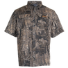 Men's Outfitter Junction Short Sleeve Camo Shirt Realtree Timber front on form