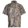 Men's Outfitter Junction Short Sleeve Camo Shirt Mossy Oak Rio front on form