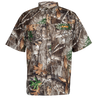 Men's Outfitter Junction Short Sleeve Camo Shirt Realtree Edge front on form