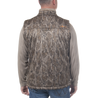 Men's Early Dawn Sherpa Shell Vest Mossy Oak New Bottomland back on model