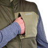 Men's Early Dawn Sherpa Shell Vest zippered chest pocket