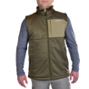 Men's Early Dawn Sherpa Shell Vest Ivy Green Front on model