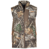 Men's Red Cedar Lake Hybrid Puffer Vest Realtree Edge front on form