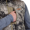 Men's Red Cedar Lake Hybrid Puffer Vest zippered chest pocket