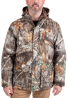 Men's Cedar Branch Insulated Waterproof Parka Realtree Edge Front on model view