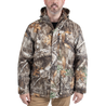 Men's Cedar Branch Insulated Waterproof Parka Realtree Edge Front on model view