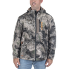 Men's Ripley Trail Stretch Waterproof Jacket Mossy Oak Terra Coyote front on model