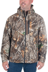 Men's Ripley Trail Stretch Waterproof Jacket Realtree Edge front on model