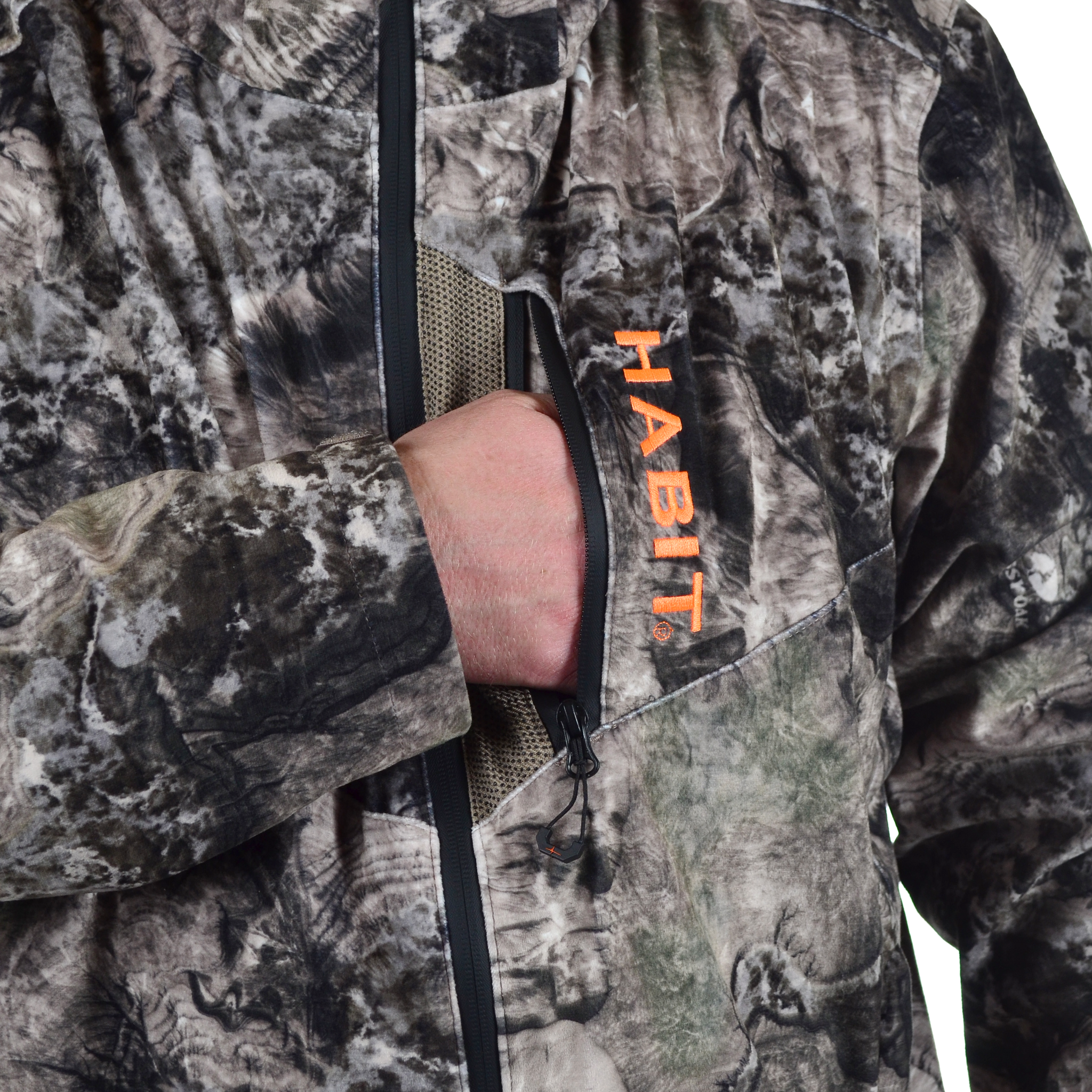 Men's Ripley Trail Stretch Waterproof Jacket zippered chest pocket