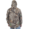 Men's Buck Hollow Waterproof Jacket Realtree Edge back with hood up on model view