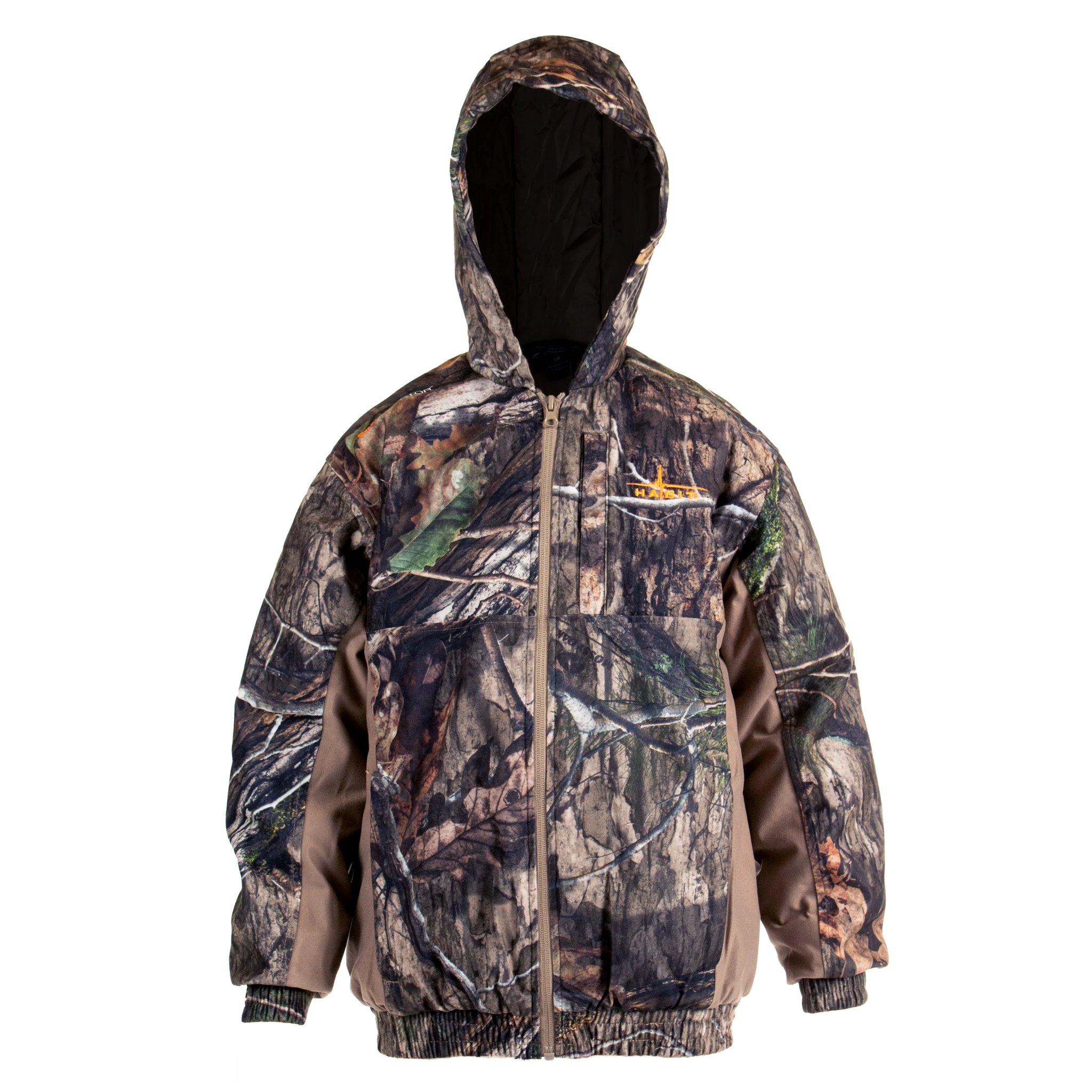 Youth Cedar Branch Insulated Waterproof Bomber - Mossy Oak Country DNA Front