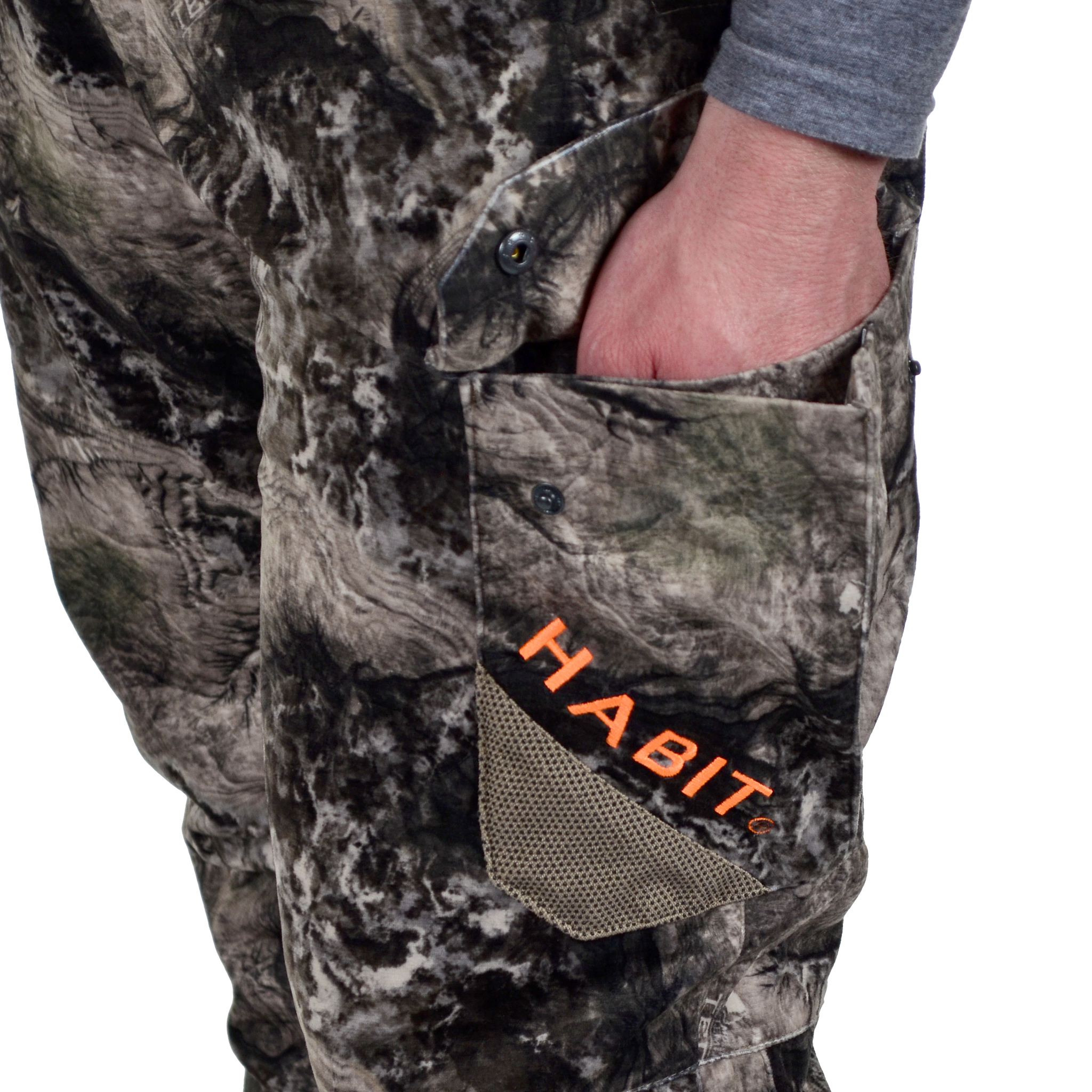 Men's Ripley Trail Stretch Waterproof Pant snap close dual cargo pocket
