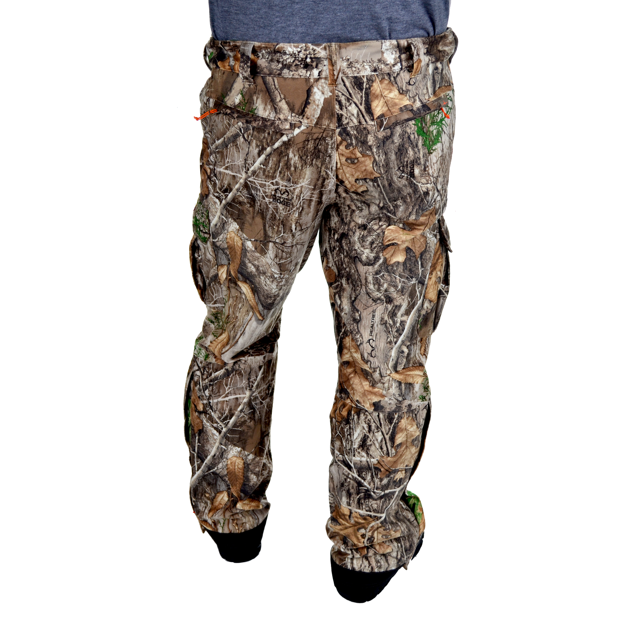 Men's Ripley Trail Stretch Waterproof Pant Realtree Edge back on model